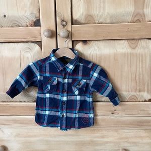Vintage Oshkosh Bgosh Button Up Baby Shirt 6 months